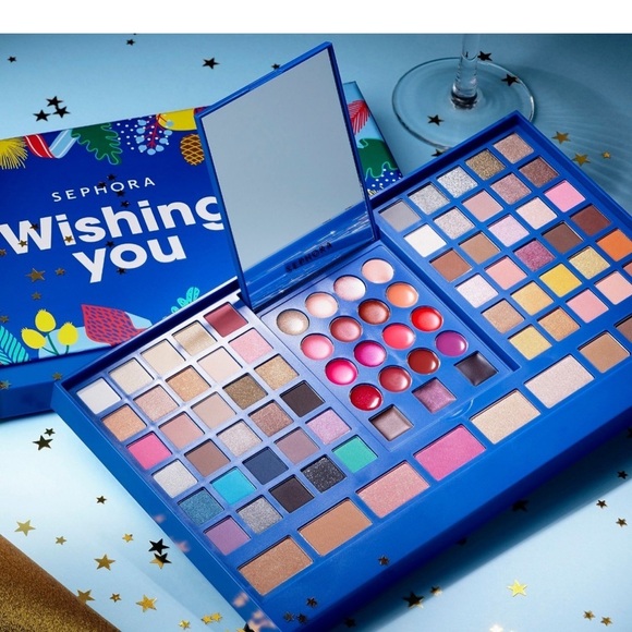 Sephora Wishing You 88 Color Blockbuster Holiday 2022 Gift Eyeshadow Lip Palette - Picture 2 of 6